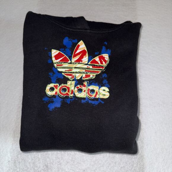Adidas Hoodie Boys Black Large - Picture 6 of 6
